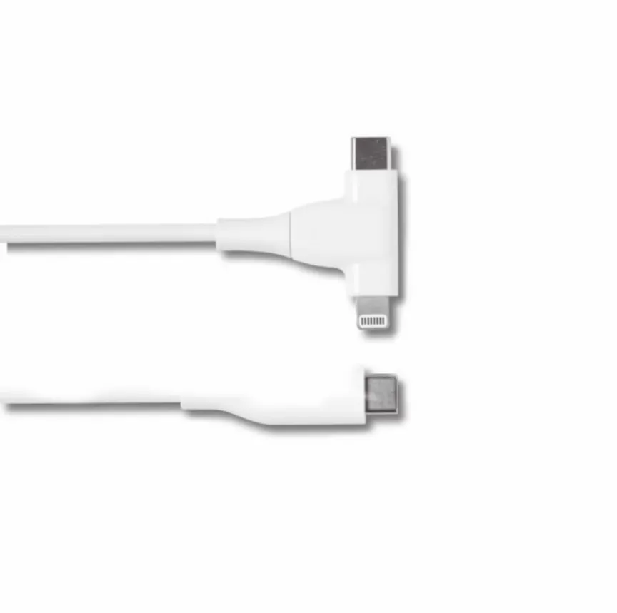 ASDA Tech 2 In 1 0.9m Cable