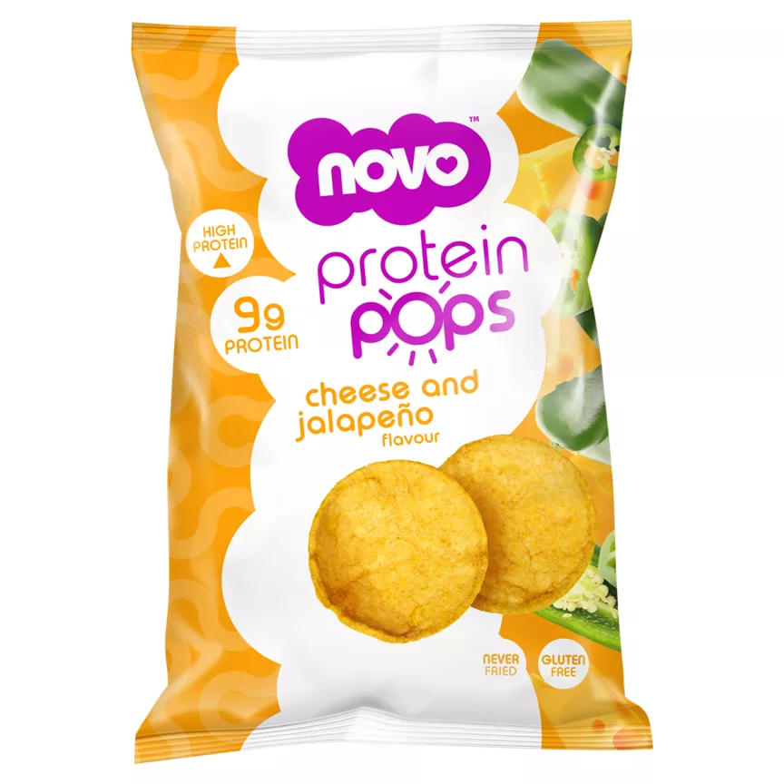 Novo Protein Pops Cheese and Jalapeño Flavour 45g