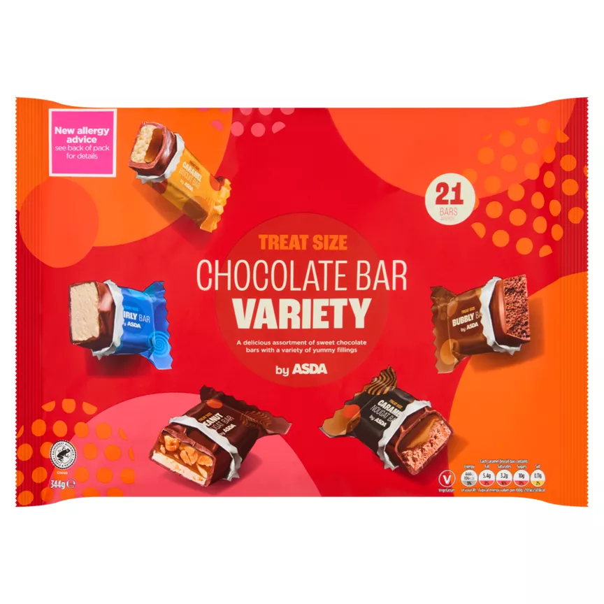 ASDA Chocolate Bar Variety 344g