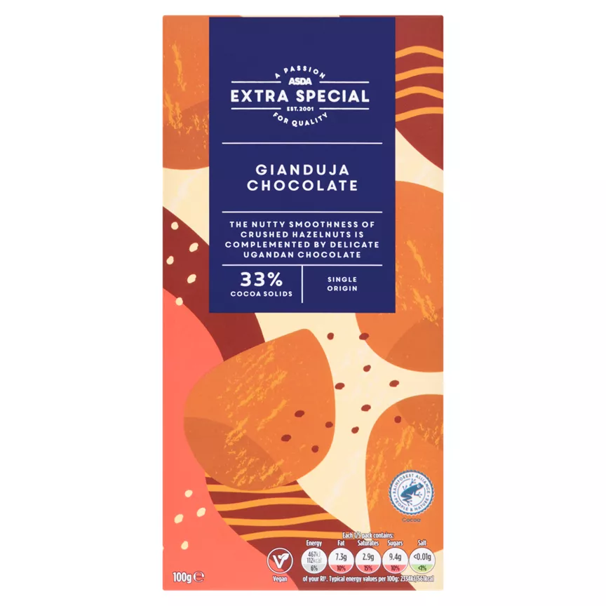 ASDA Extra Special Gianduja Chocolate 100g