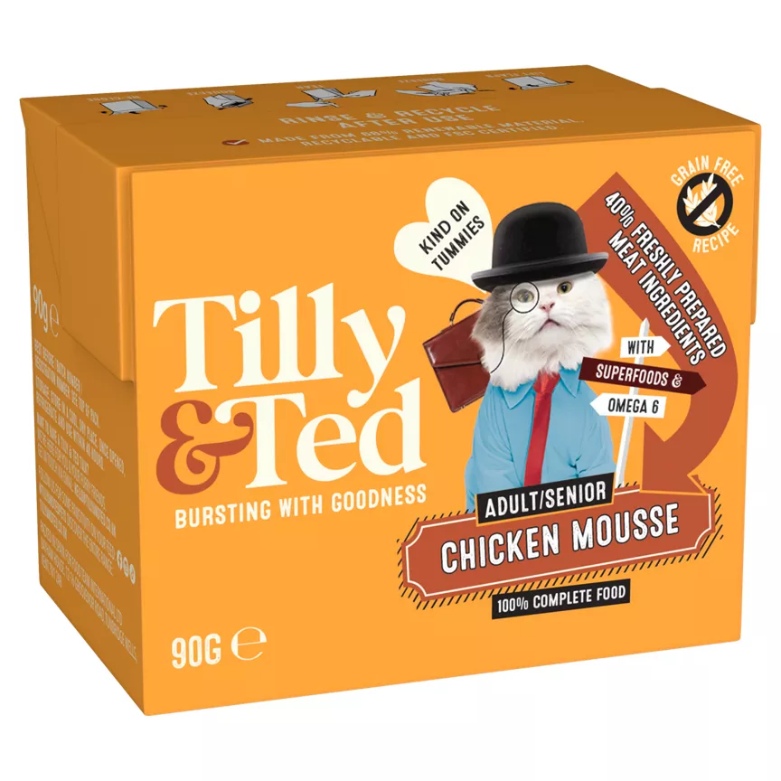 Tilly & Ted Adult/Senior Chicken Mousse 90g