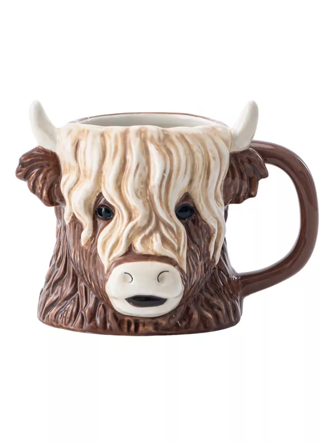George Home Highland Cow Shaped Mug