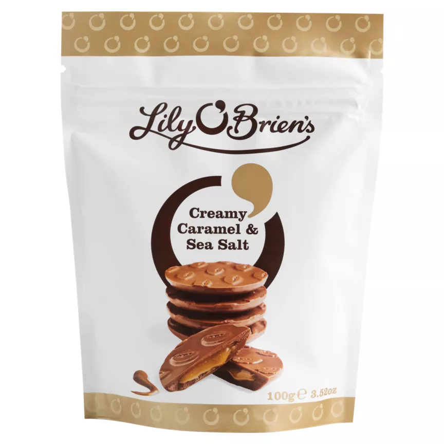 Lily O'Briens Creamy Caramel & Sea Salt 100g