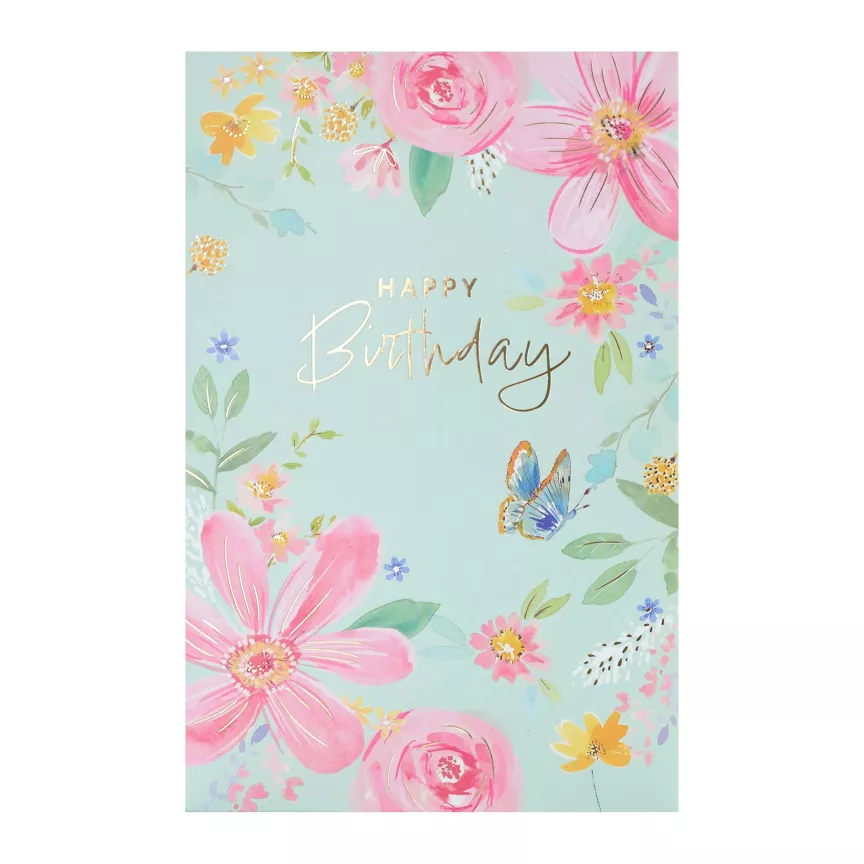 George Home Birthday card