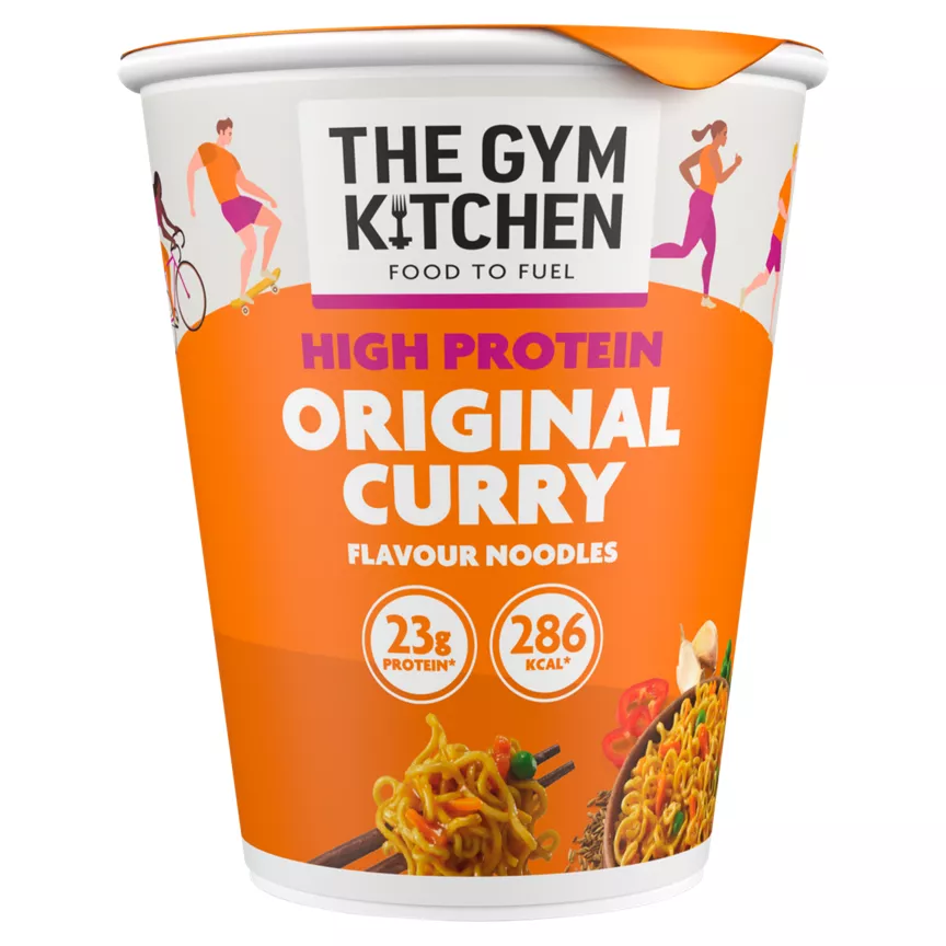 The Gym Kitchen Original Curry Flavour Noodles 64g