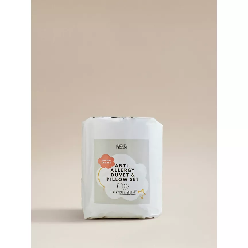 George Home Anti Allergy Cot Bed Pillow