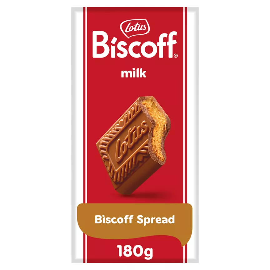 Lotus Biscoff Milk Chocolate with Biscoff Cream 180g
