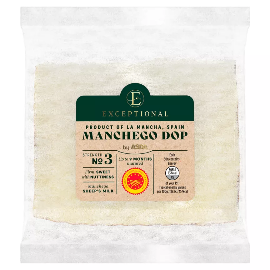 Exceptional by ASDA Manchego DOP 150g