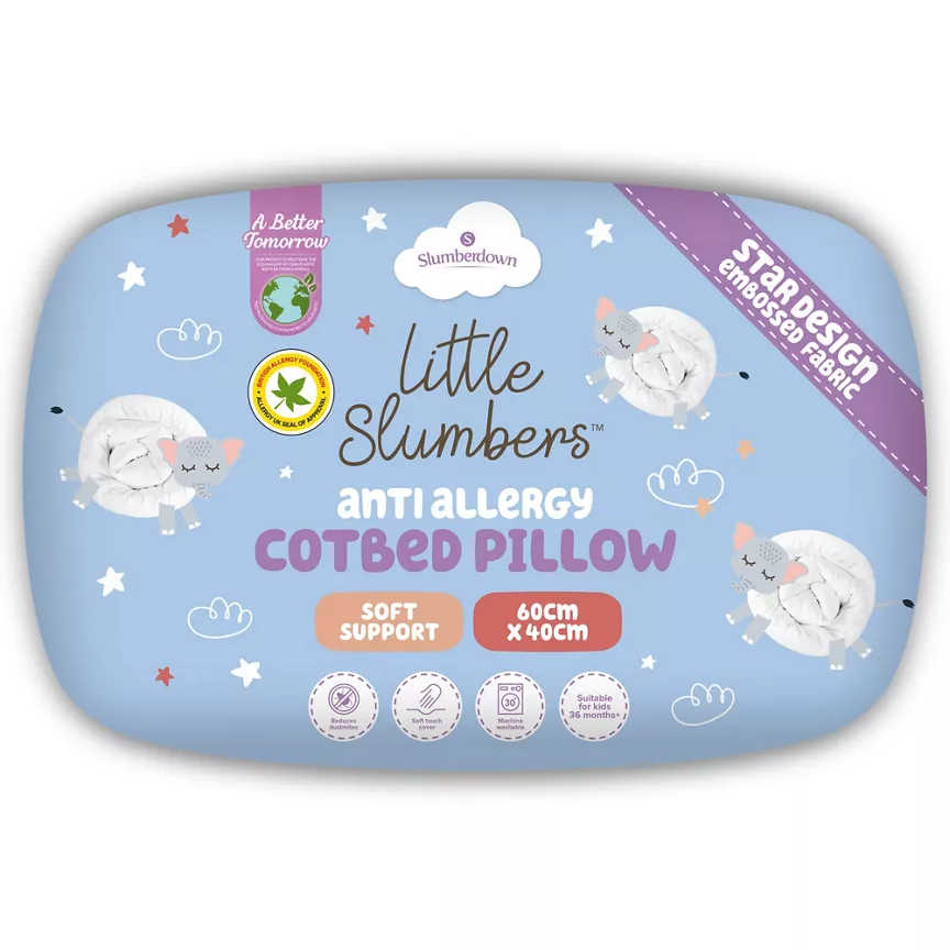 Slumberdown Little Slumbers Soft Cot Bed Pillow
