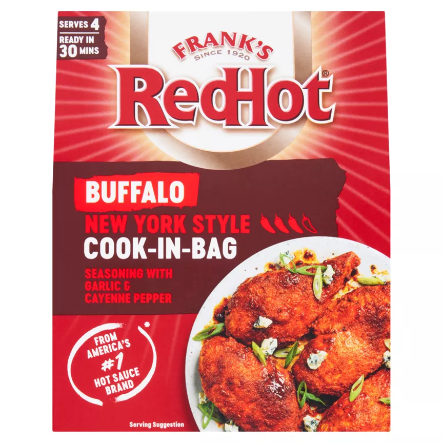 Frank's Red Hot Buffalo New York Style Cook-in-Bag 25g