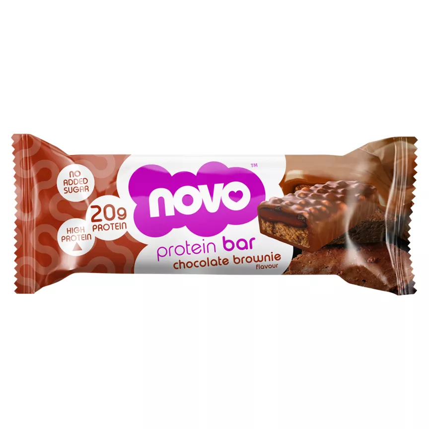 Novo Chocolate Brownie Flavour Protein Bar 62g