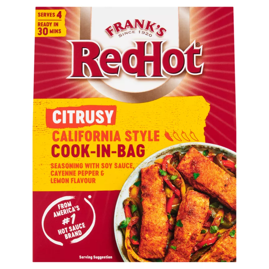 Frank's Red Hot Frank's RedHot Citrusy California Style Cook-In-Bag 25g