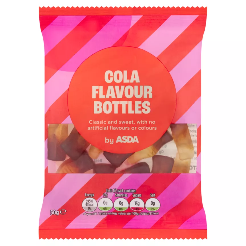 ASDA Cola Flavour Bottles 50g