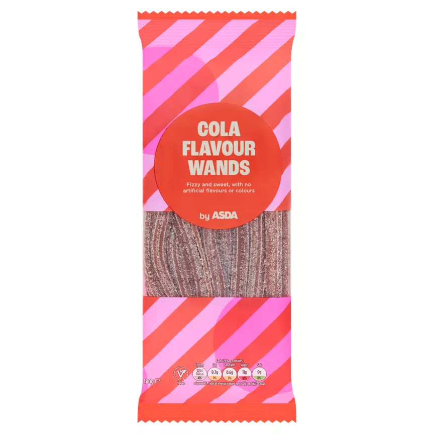 ASDA Cola Flavour Wands 180g
