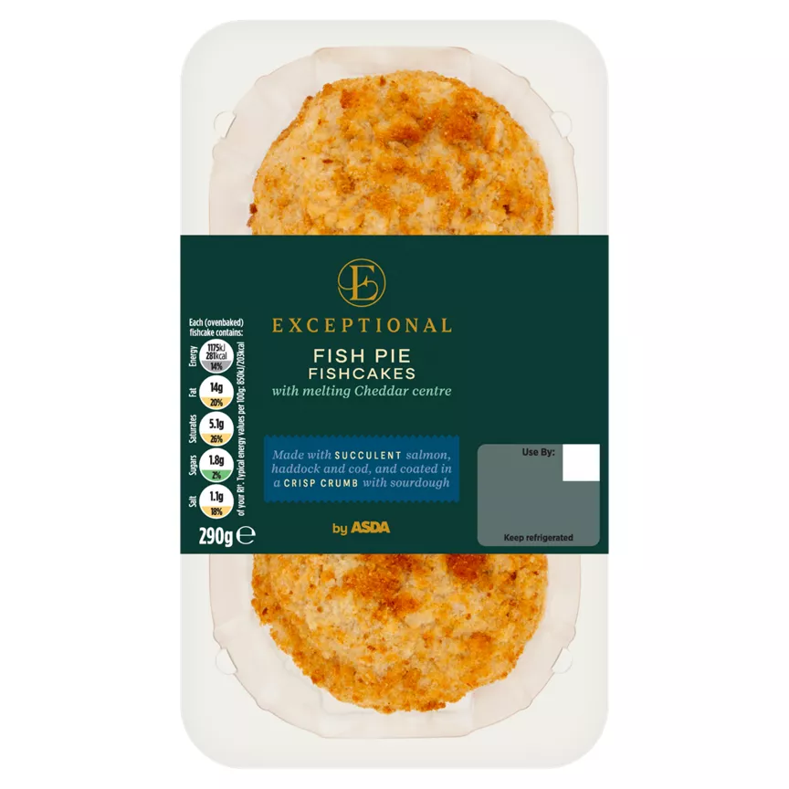 Exceptional by ASDA Fish Pie Fishcakes 290g