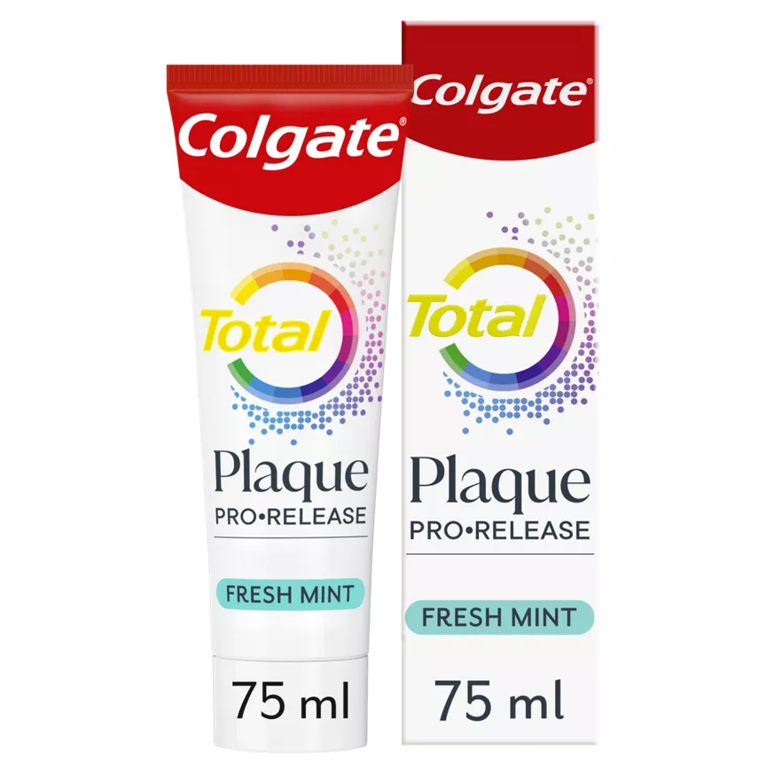 Colgate Total Plaque Pro-Release Fresh Mint Toothpaste 75ml