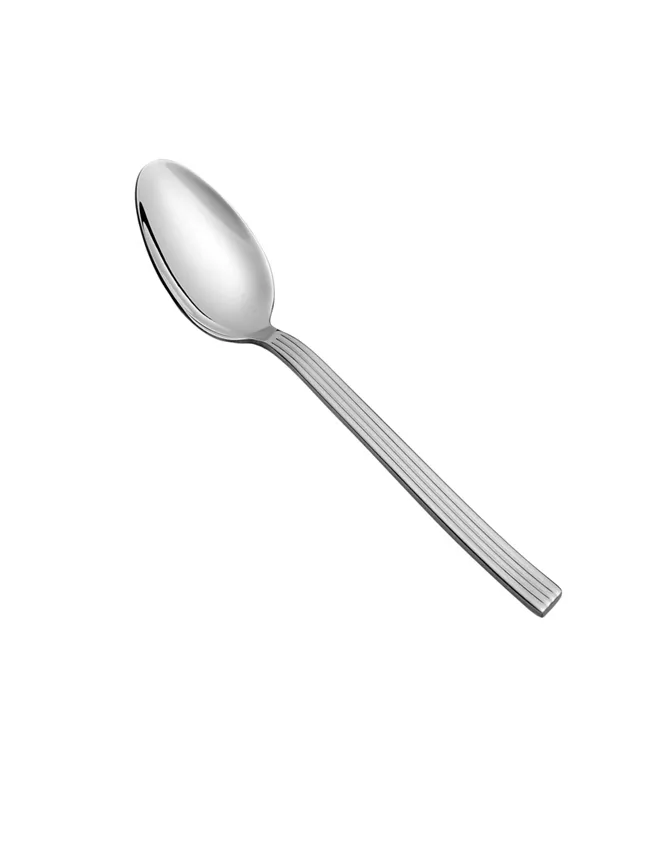 George Home Ribbed Dessert Spoons