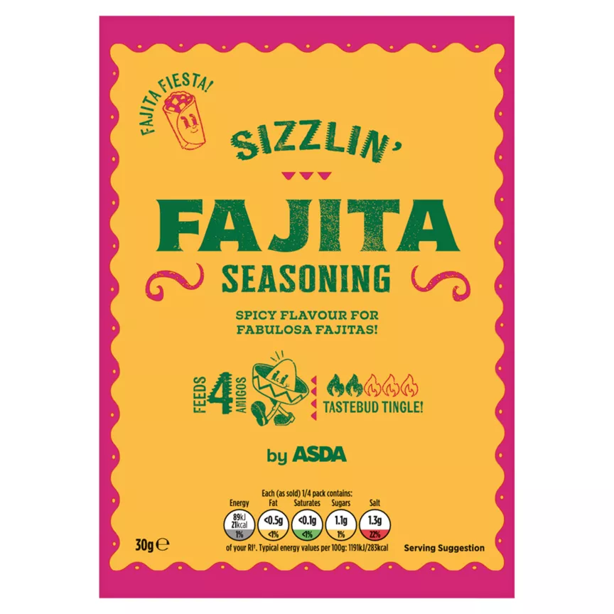 ASDA Sizzlin' Fajita Seasoning 30g