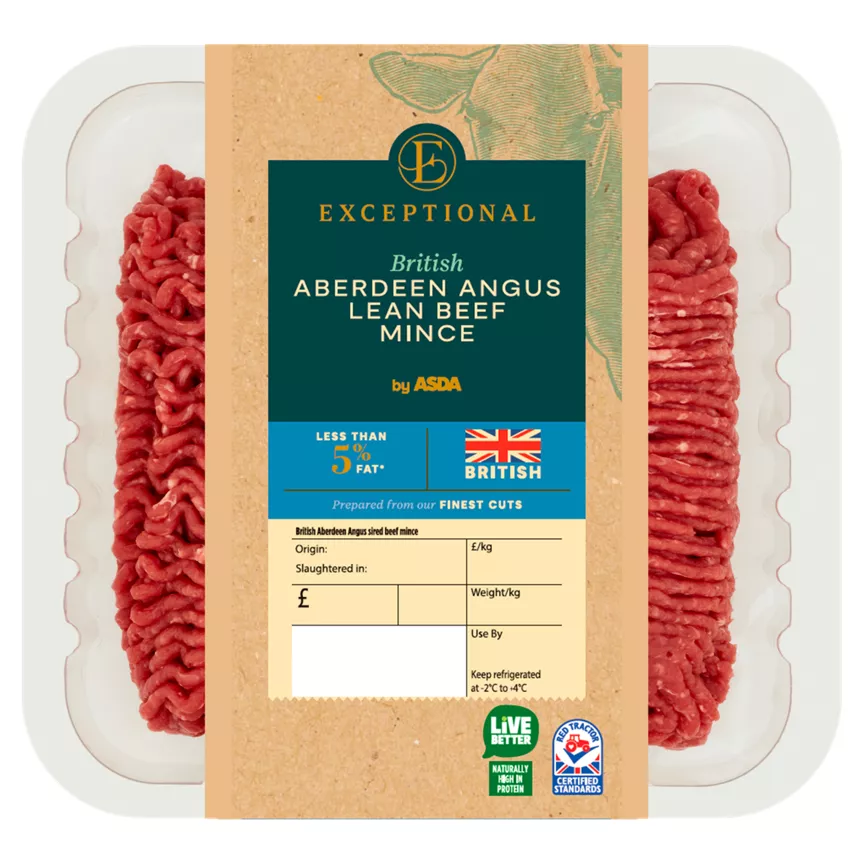Exceptional by ASDA British Aberdeen Angus Lean Beef Mince