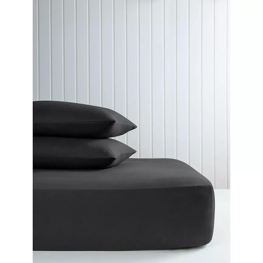 George Home Charcoal Soft Touch Sheet & Pillowcase Set - King