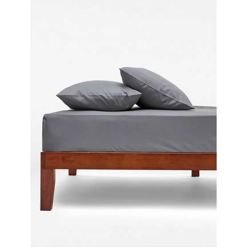 George Home Grey Deep Fitted Sheet - King