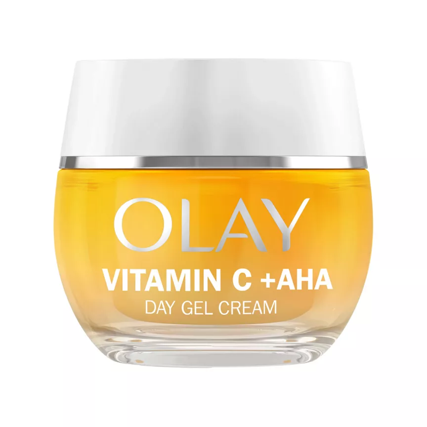 Olay Vitamin C Face Moisturiser Day Cream + AHA, Niacinamide. Brightening Skincare, 50ml