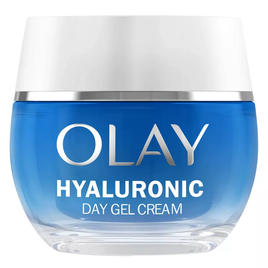 Olay Hyaluronic Acid Face Moisturiser Day Gel Cream, Hydrating Skincare Niacinamide, 50ml