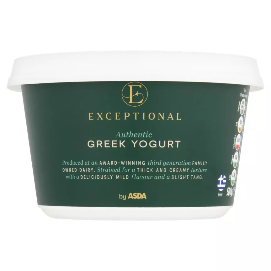 Exceptional by ASDA Authentic Greek Yogurt 500g