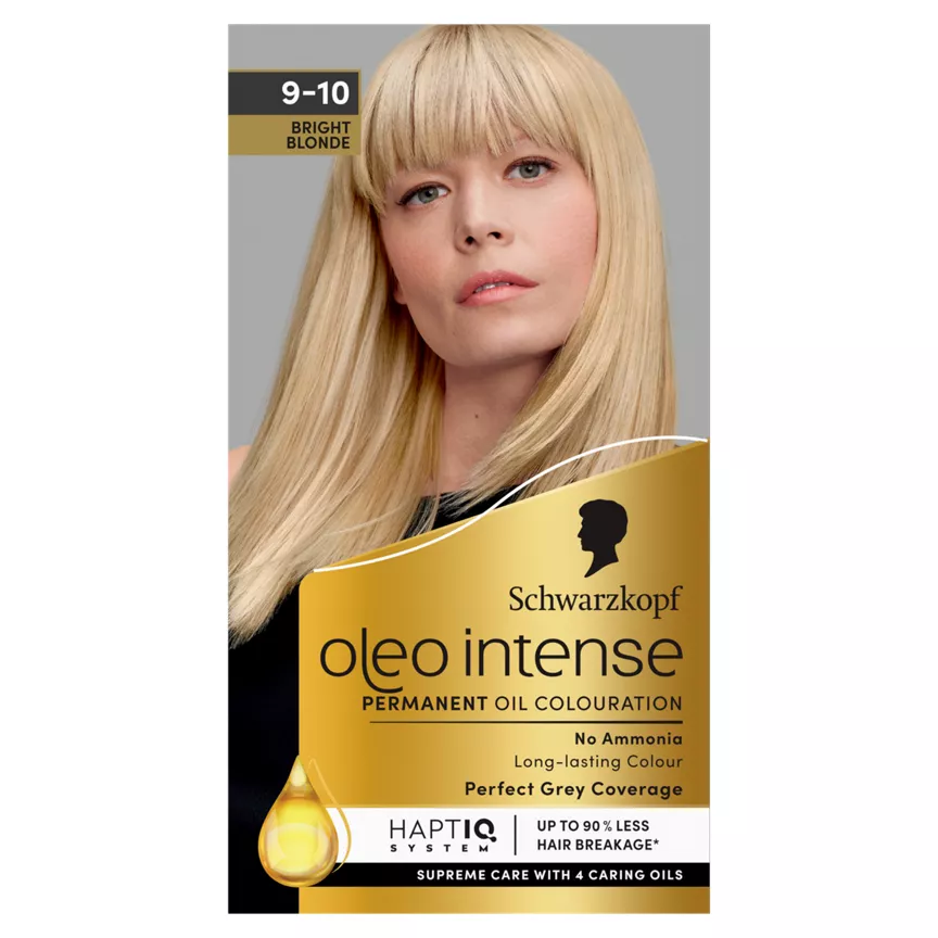 Schwarzkopf 9-10 Bright Blonde Permanent Oil Colouration Oleo Intense