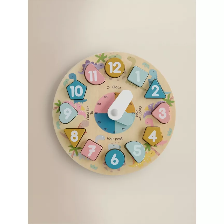 George Home Dinosaur Learning Clock