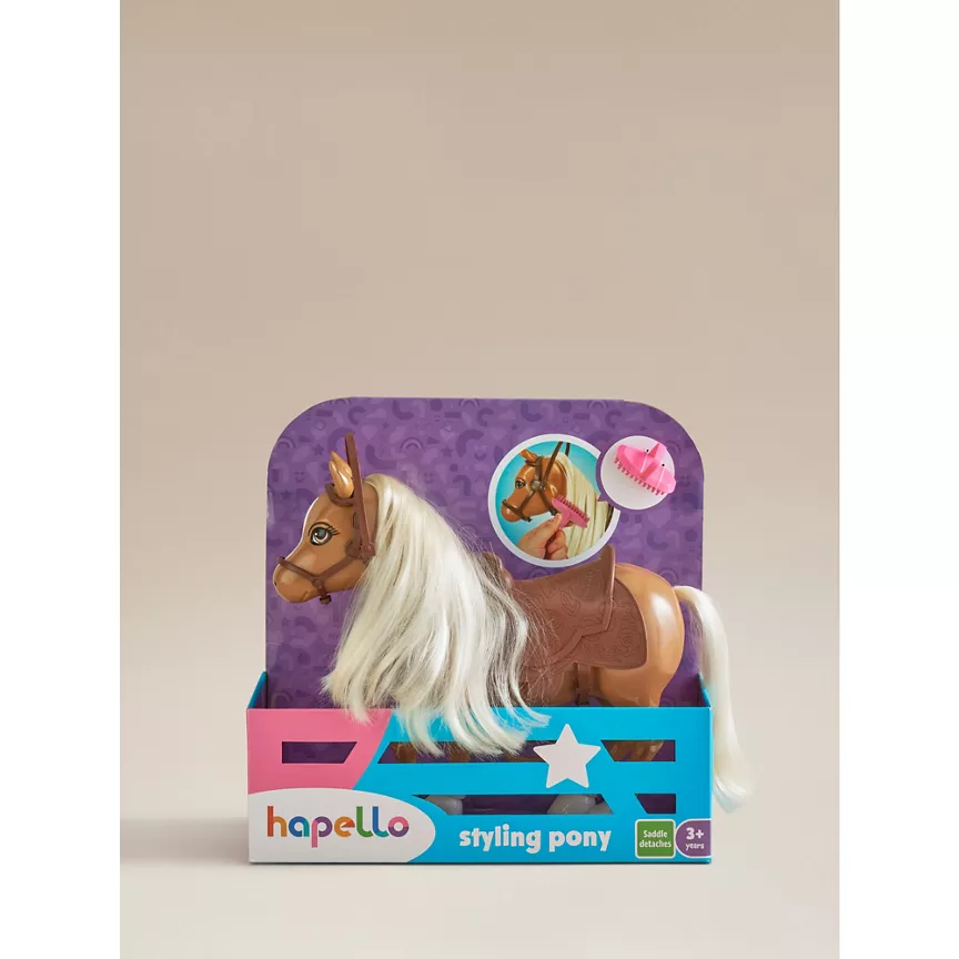 Hapello Brown Styling Pony