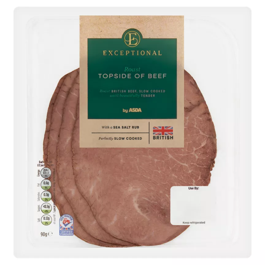 Exceptional by ASDA Roast Topside of Beef 90g