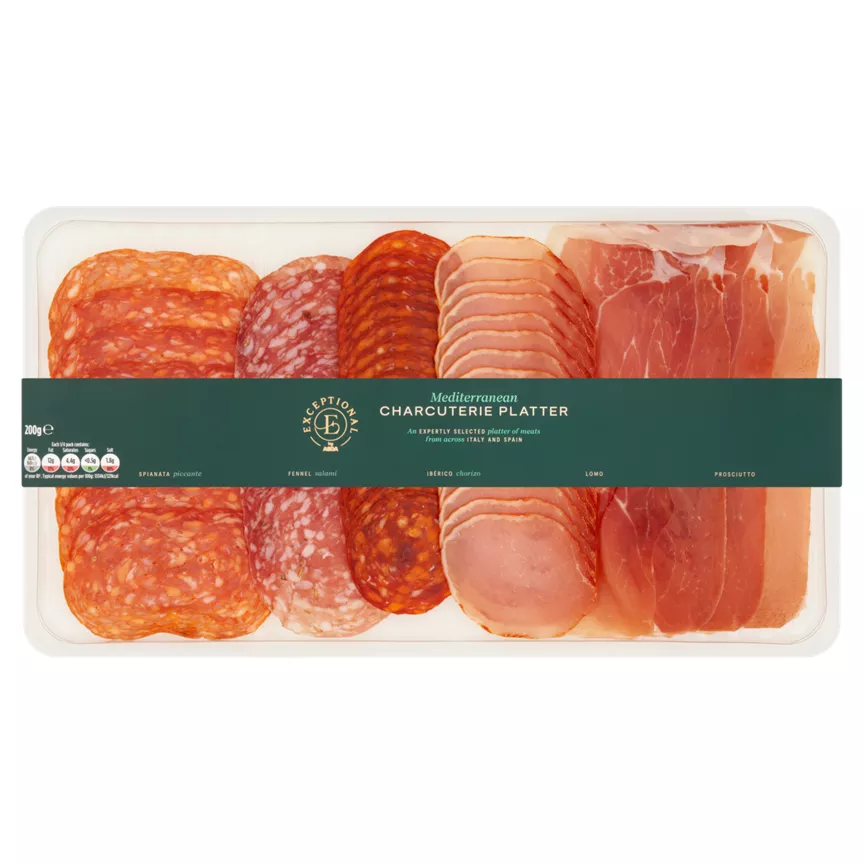 Exceptional by ASDA Mediterranean Charcuterie Platter 200g