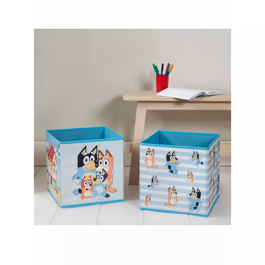 Bluey Bluey 2 Pack Storage Cubes