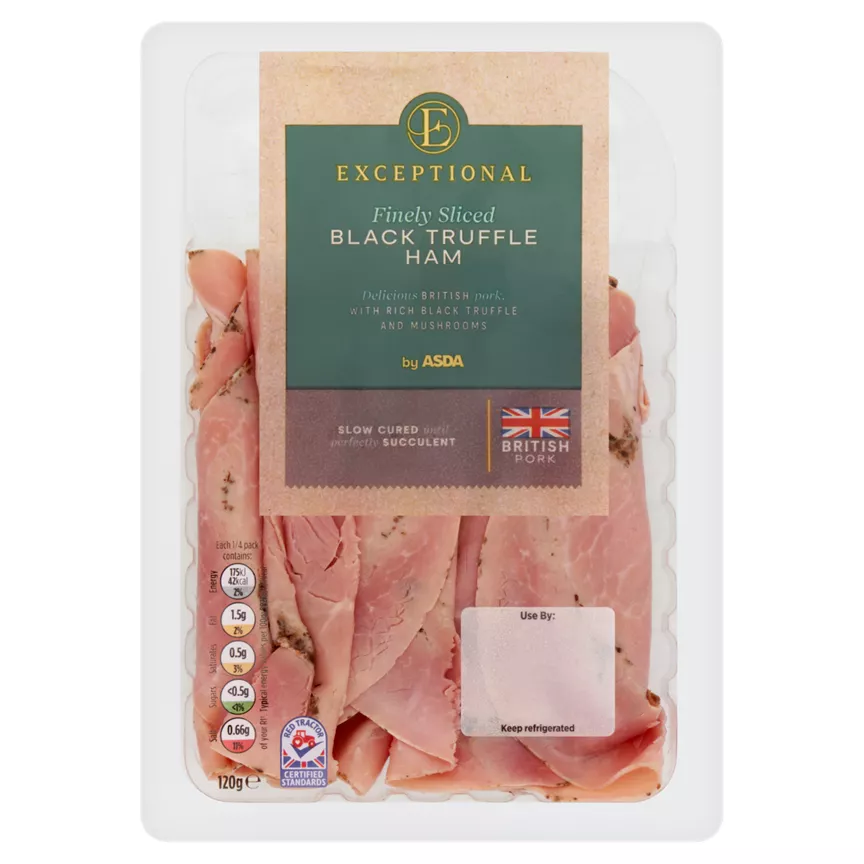 Exceptional by ASDA Finely Sliced Black Truffle Ham 120g