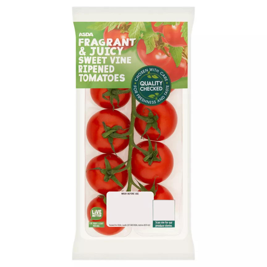ASDA Fragrant & Juicy Sweet Vine Ripened Tomatoes 250g