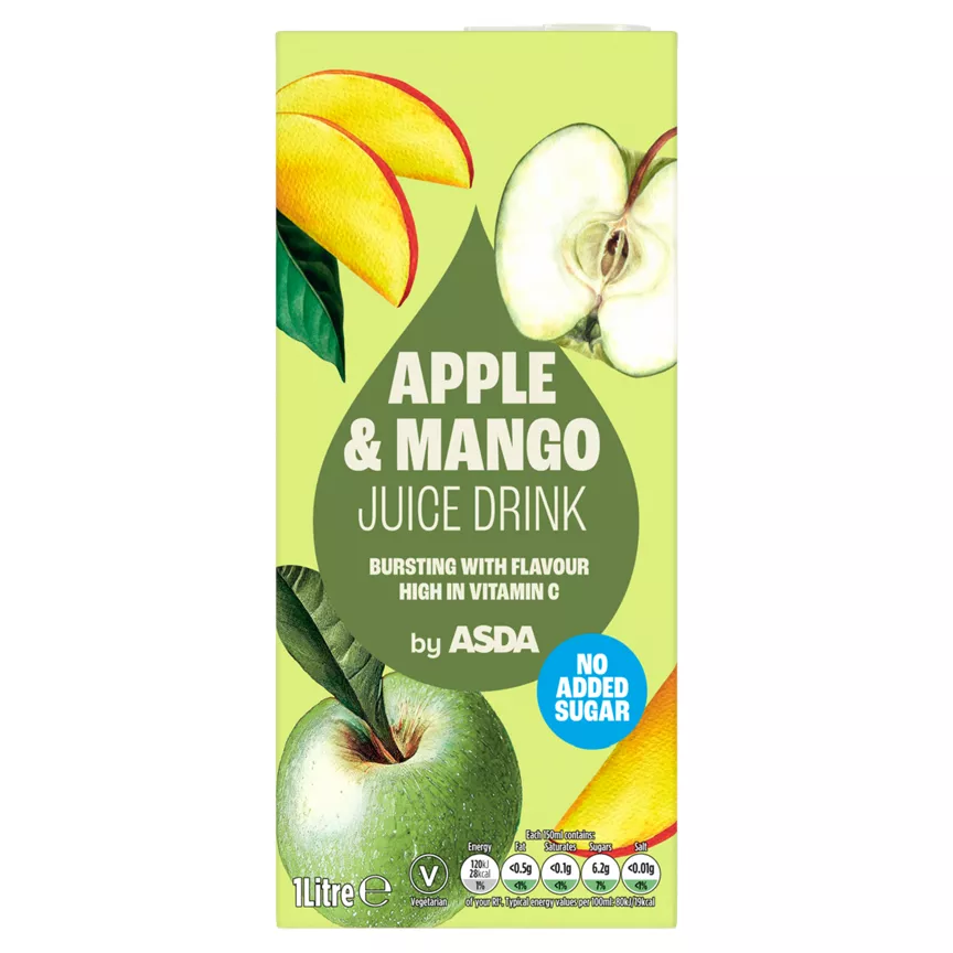 ASDA Apple & Mango Juice Drink 1 Litre