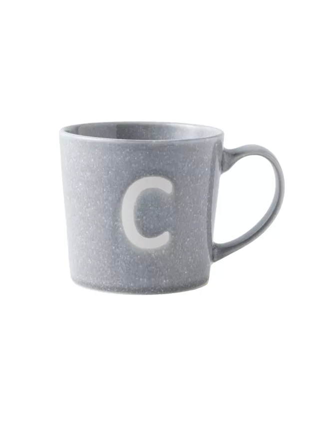 George Home Alphabet Reactive Stoneware Mug - C