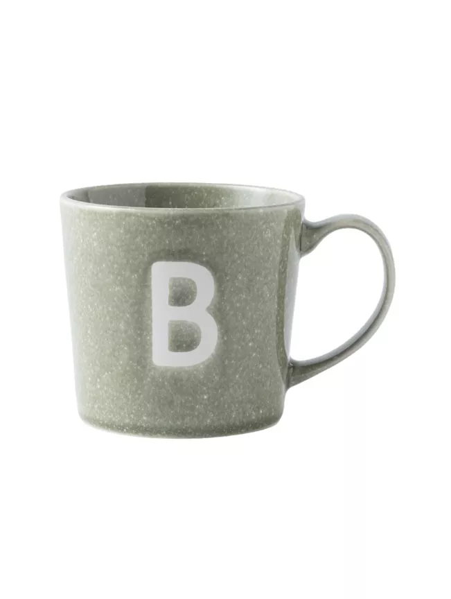 George Home Alphabet Reactive Stoneware Mug - B