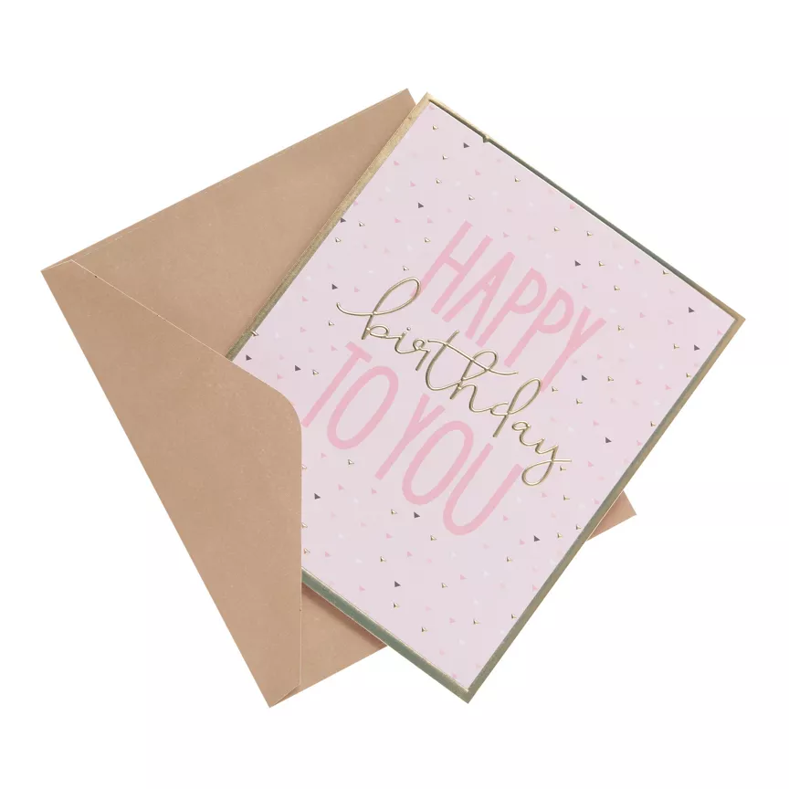 George Home Birthday card