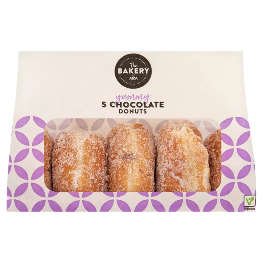 The BAKERY at ASDA 5 Chocolate Donuts