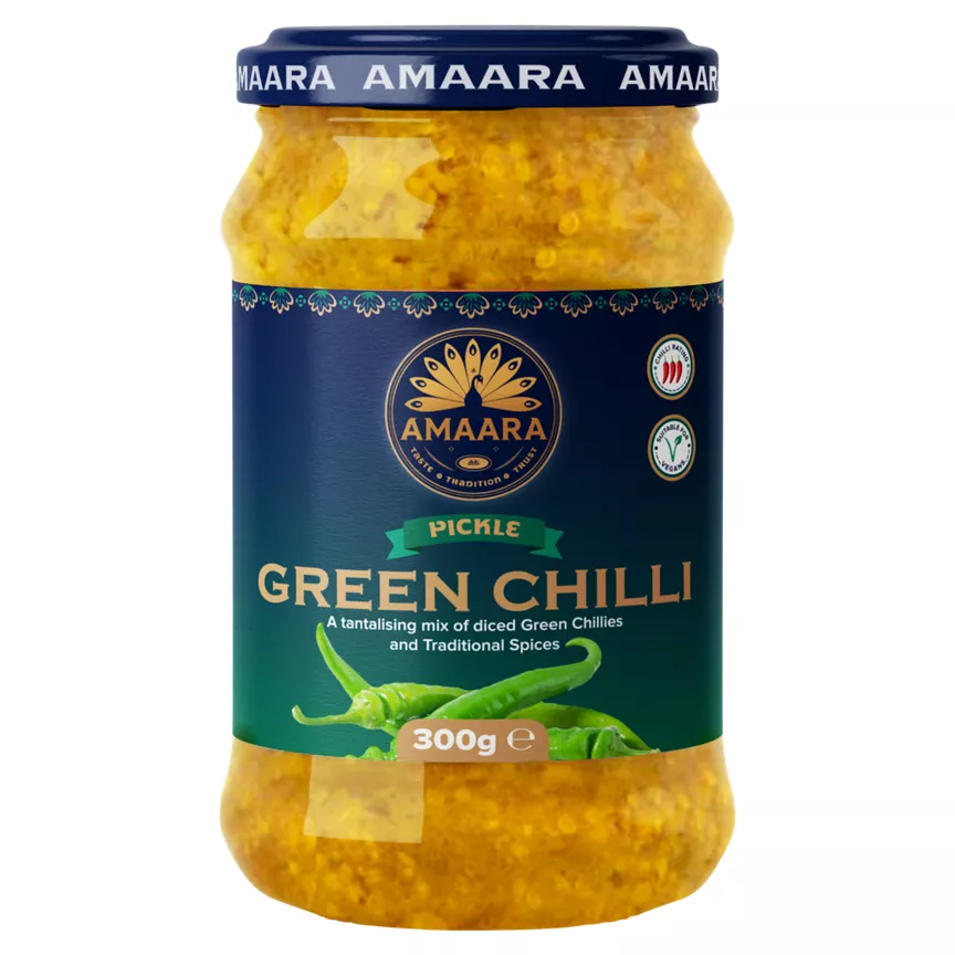 Amaara Green Chilli Pickle 300g