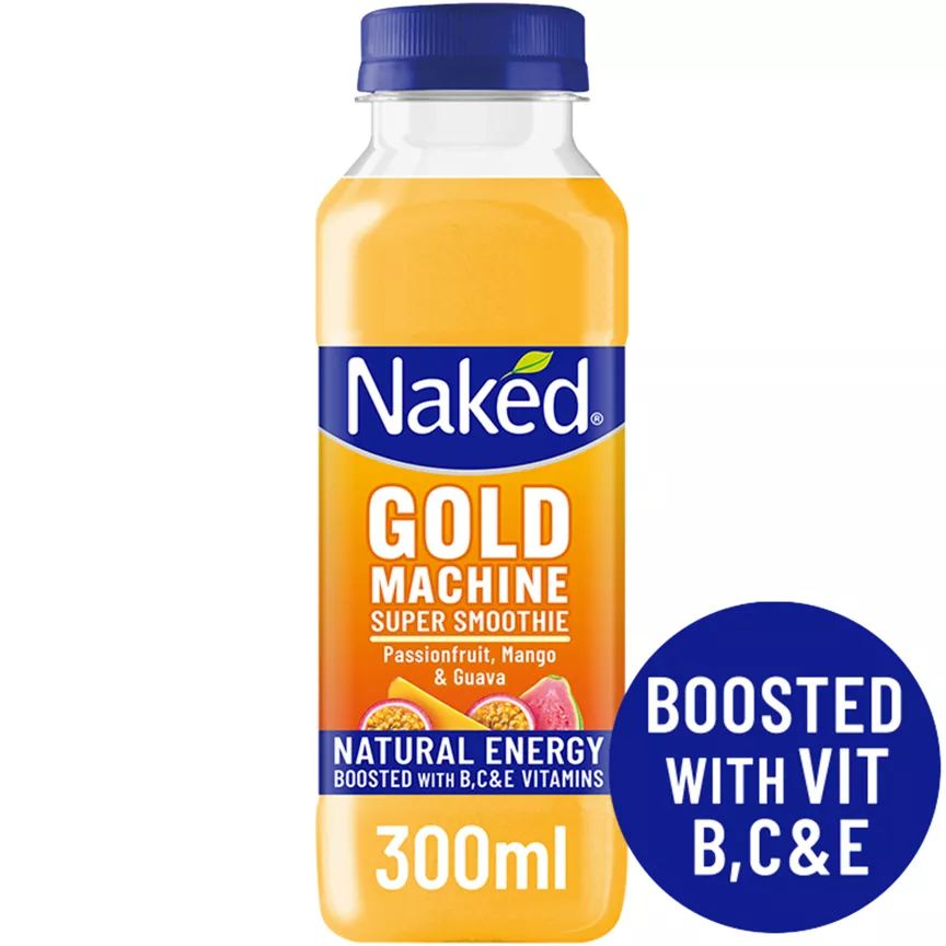 Naked Gold Machine Super Smoothie Passion Fruit, Mango & Guava 300ml