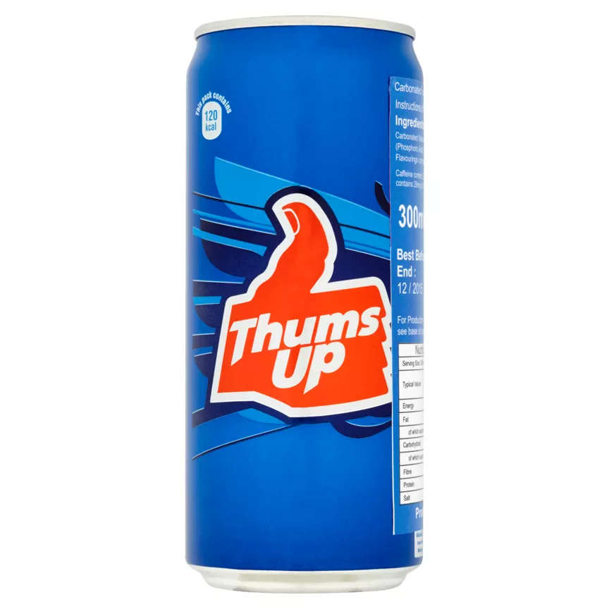 Thums Up Sparkling Soft Drink with Caffeine