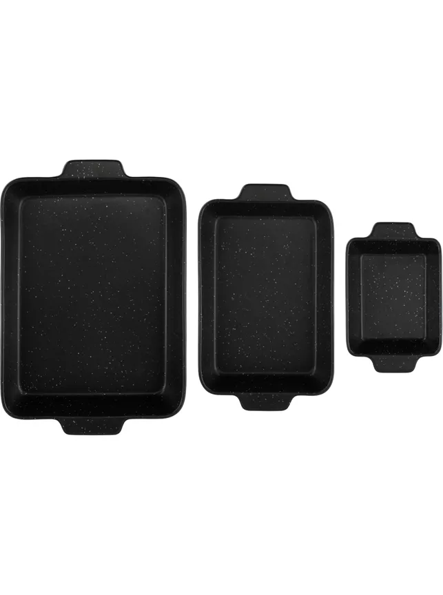 Scoville Ceramics 3 Piece Roaster Set