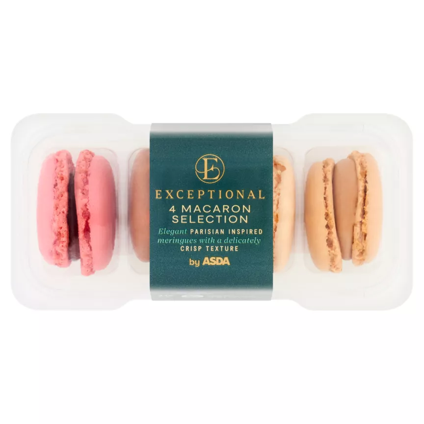 Exceptional by ASDA 4 Macaron Selection 44g