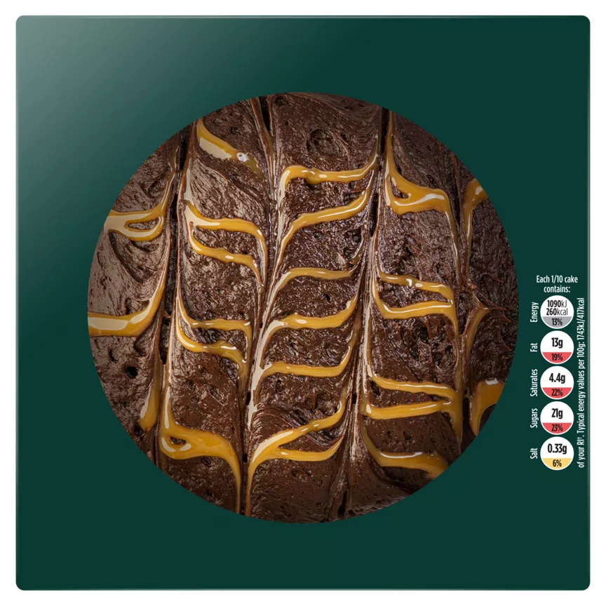 Exceptional by ASDA Chocolate & Caramel Cake