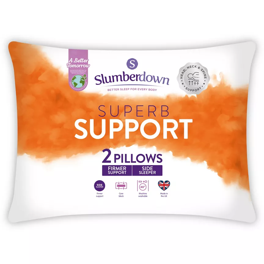 Slumberdown Superb Support Pillow Pair
