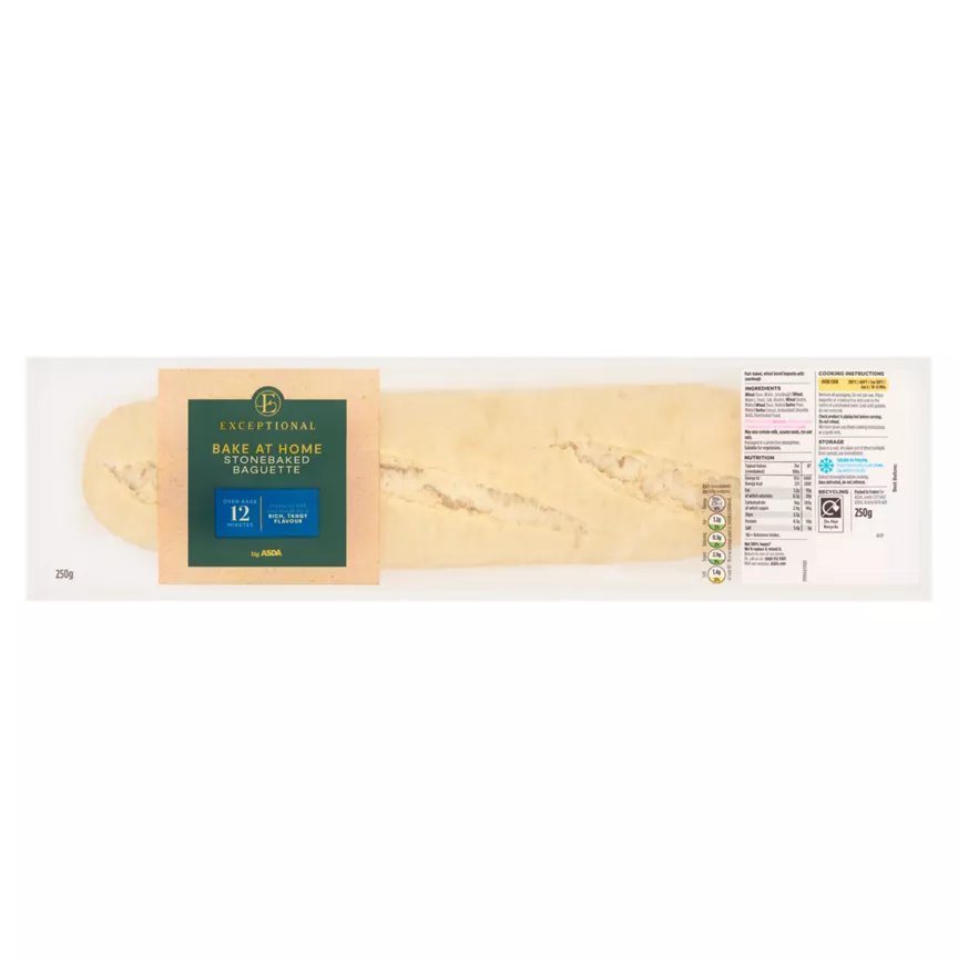 Exceptional by ASDA Stonebaked Baguette 250g