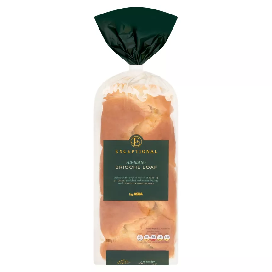 Exceptional by ASDA All-Butter Brioche Loaf 400g